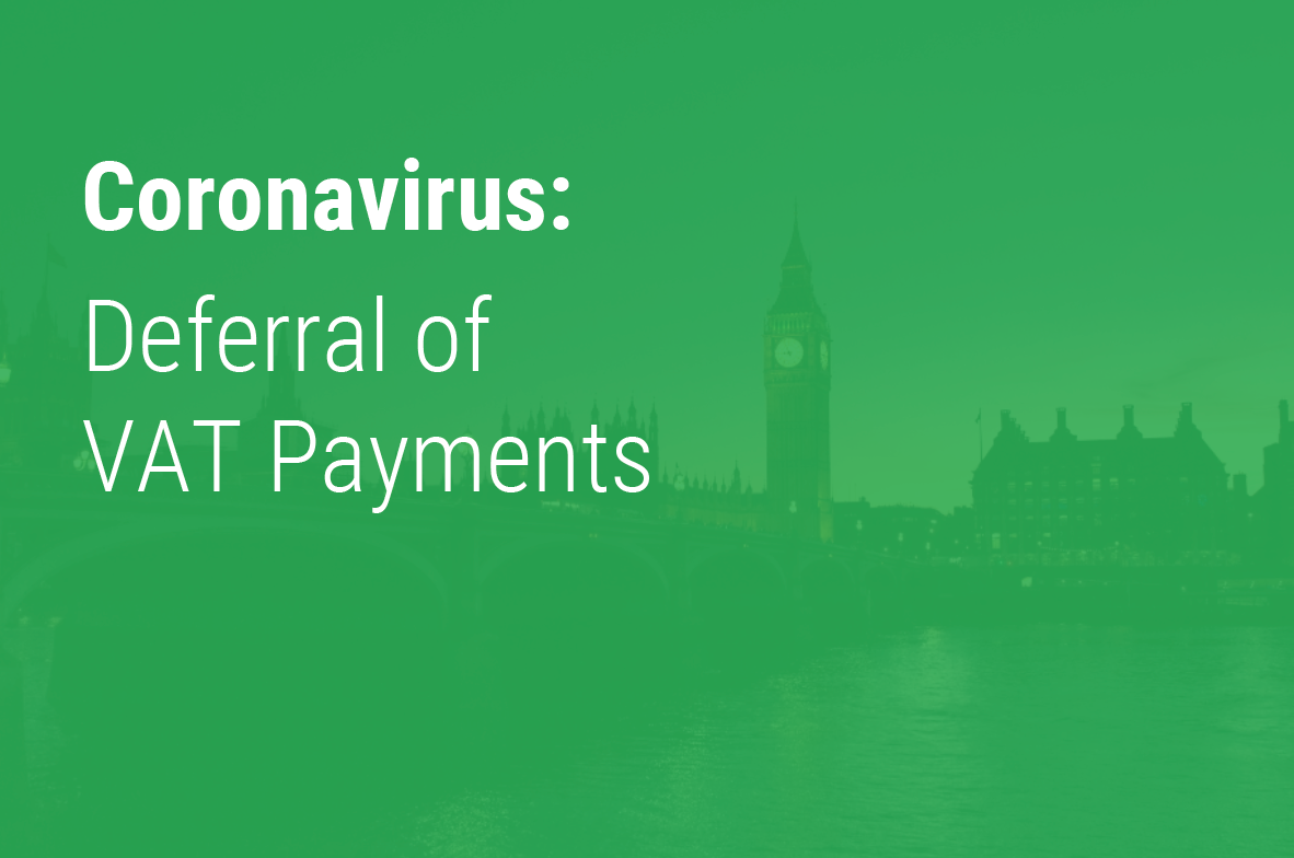 Deferral of VAT payments due to Coronavirus